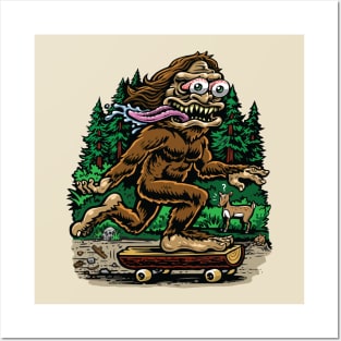 Skatesquatch Posters and Art